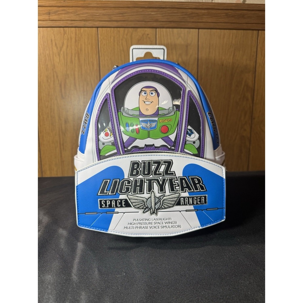 Loungefly Pixar Toy Story 30th Anniversary Buzz Lightyear Glow Mini Backpack NWT